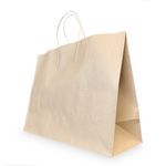 Extra Large Natural Kraft Paper Food Service Bag (200ct) - PackTrio